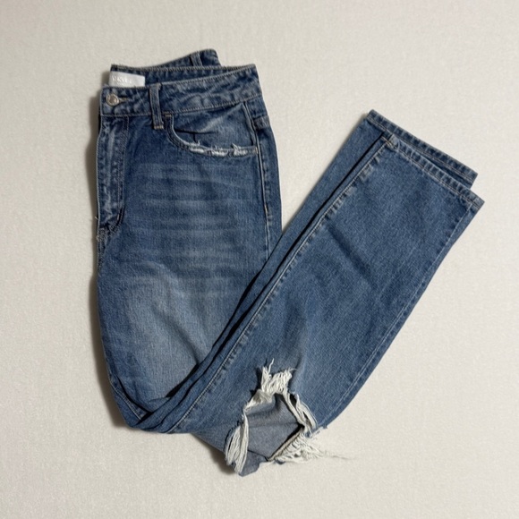 Vervet Denim - Vervet size 28 Distressed Blue Boyfriend Jeans